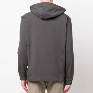 Sudadera con capucha de color liso al por mayor a precio económico / Precio de fábrica 2026 Sudadera con capucha con cremallera y logotipo personalizado para hombre, tela de alta calidad - Product Image 3