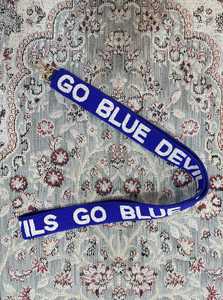 สายสะพายกระเป๋า Go Blue Devils, Duke Athletics, สายสะพายกระเป๋า Blue Devils, สายสะพายกระเป๋า Duke University Gameday, สายสะพายกระเป๋าแบบมีลูกปัด, สายสะพายกระเป๋าสำหรับใช้ในสนามกีฬา - Product Image 2