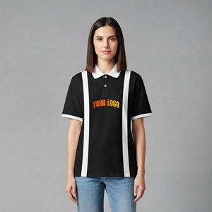 เสื้อโปโลผู้หญิง OEM/ODM ผ้าฝ้าย 100% สำหรับฤดูร้อน ทรงปกติ สวมใส่สบาย  ปักโลโก้ได้ตามต้องการ  ลำลอง แห้งเร็ว - Product Image 5
