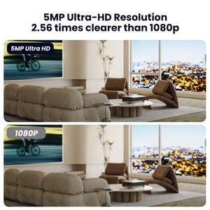 กล้องรักษาความปลอดภัยในร่มระบบ WiFi Dual-Band 2.4G/5G 5MP อัจฉริยะ3K พร้อมระบบติดตามการเคลื่อนไหวอัตโนมัติรองรับการแจ้งเตือนการเคลื่อนที่ด้วยระบบเสียง Alexa - Product Image 2