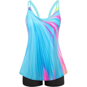 Maillot de bain une pièce pour femme, bretelles spaghetti, col rond, best-seller, prêt pour la plage, UPF50+, séchage rapide, spandex/polyester, short de bain - Product Image 3