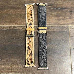 สายนาฬิกาอัจฉริยะหนังแท้พร้อมอุปกรณ์สำหรับชายและหญิงสายนาฬิกาแบบเข็มปลดได้เร็วทำด้วยมือ - Product Image 6