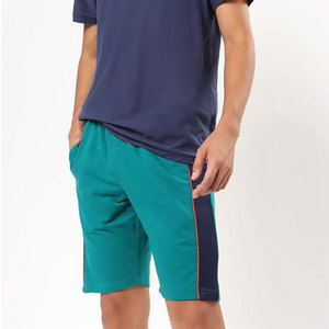 Pantalones Cortos Casuales de Mezcla de Algodón para Hombre, Tejido Ecológico Sostenible, Transpirable, Sensación Natural, Ajuste Cómodo, Prendas Esenciales para el Día a Día - Product Image 1