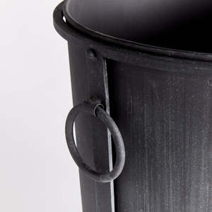 Black wrought iron <b>planter</b> Outdoor garden container box <b>Rectangle</b> metal <b>planter</b> box Industrial <b>planter</b> for garden - Product Image 2