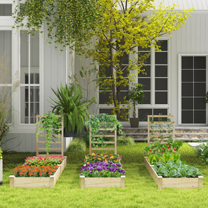 Bac à plantes surélevé en bois pour jardin, potager extérieur, vente en gros, du Vietnam - Product Image 5