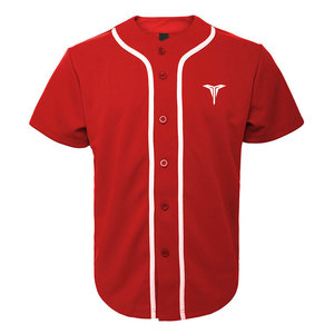Maillot de baseball en polyester respirant à prix abordable avec logo personnalisé, service OEM, couleurs et tailles sur mesure - Product Image 1