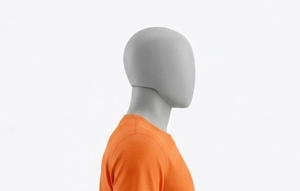 Men's Orange Moisture Wicking Soccer Jersey Crew Neck Short Sleeve Solid Color Polyester Athletic Fit All Seasons - Product Image 6