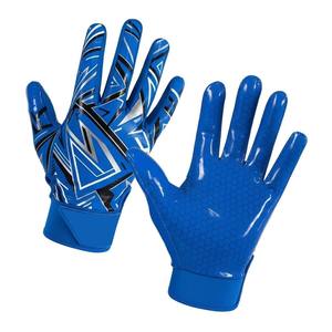 American Football Gloves Men's <b>Hook</b> Loop Closure Quick Drying Breathable Flexible Non-Slip Polyester Summer Sports Training <b>Game</b> - Product Image 1