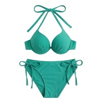 Micro Bikini Transparente para Mujer, Estilo Moderno, Alta Calidad, Superventas, con Logotipo Frontal, Ligero, de Spandex/Nylon Transpirable