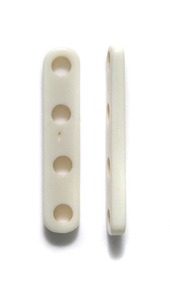 Separadores de Hueso de 4 Agujeros, 20 Piezas, 1.25 Pulgadas, Hechos a Mano, Forma Natural, Tema Animal, FAIZACRAFT FC-7927 - Product Image 4