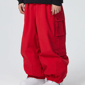 Pantalon de ski personnalisé OEM, coupe-vent, grande taille, imprimé, pantalon de snowboard ample pour homme, fermeture éclair, pantalon de snowboard - Product Image 5