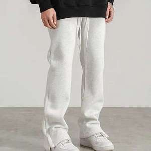 <b>Men's</b> Pants Washed Fleece Joggers <b>Men</b> Sweatpants Drawstring French Terry Baggy Stacked <b>Flare</b> <b>Men</b> TrouserOEM Breathable - Product Image 3