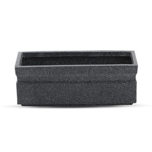 Pots rectangulaires Recta Curve de 36 pouces pour plantes et fleurs, grande taille, Gamla, légers, durables, pour l'extérieur et l'intérieur, parfaits - Product Image 4