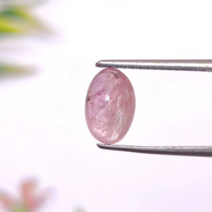 Turmalina Rosa Natural en Cabujón, Piedra Suelta para Joyería Hecha a Mano, Gema de Turmalina Rosa Premium - Product Image 1