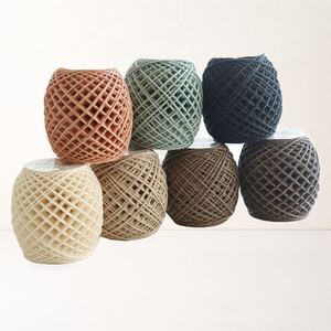ไหมพรมถักโครเชต์เส้นเล็ก 250 กรัม MACRAME CHAIN ทำจากเส้นใยโพลีโพรพิลีน น้ำหนัก 250 กรัมต่อม้วน สำหรับถักโครเชต์ - Product Image 6