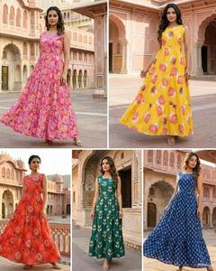 Vestido Elegante y Sofisticado sin Mangas con Estampado de Piel Sintética y Seda para Fiesta en la Playa/Uso Diario/Oficina - Product Image 5