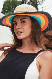 หมวกทรงโซมเบรโรสานจากหญ้าทะเล งานแฮนด์เมด แบรนด์โลโก้สั่งทำปี 2026 เหมาะสำหรับใช้ในชีวิตประจำวัน ท่องเที่ยว ขี่จักรยาน สวมใส่สบายๆ - Product Image 5