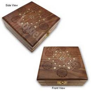 Hucha de Madera Ecológica Tallada a Mano, Hecha por Artesanos, Decorativa para Montar en la Pared, para Guardar Joyas, Recuerdos y Pequeños Tesoros - Product Image 2
