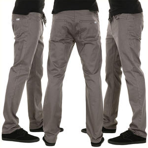 กางเกงผ้าแคนวาสลำลองแฟชั่นผู้ชายทรงหลวมคุณภาพสูงแบบจ็อกกิ้งมีเชือกผูกเอวสไตล์ฮิปฮอปสีกากี 6 กระเป๋าทรงบэгกี้สั่งทำได้ - Product Image 3
