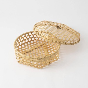 Boîtes en bambou tissées à la main avec couvercle pour emballage cadeau, boîte de rangement naturelle, OEM accepté, fabriqué au Vietnam - Product Image 3