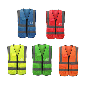 Unique Design High Visibility Reflective <b>Safety</b> Vest for Construction <b>Roadway</b> Work Best Quality Work Wear Reflective <b>Safety</b> Vest - Product Image 4