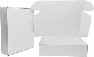 Caja de Regalo Plegable Azul Marino Personalizada 320×210×60mm, Empaque de Lujo para Ropa, Joyería, Galletas y Envío - Product Image 5