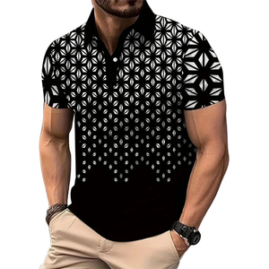 Chemises Homme Personnalisées Broderie Avant 100% Coton Motif Uni Tissu Tricoté Respirant Manches Courtes Boutonnées Décontractées Nouveauté 2026 - Product Image 3