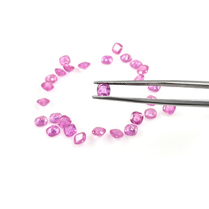 Saphirs roses naturels du Mozambique, taille coussin calibrée 5 mm, pierres précieuses en saphir rose naturel taillées en forme de rose pour la création de bijoux - Product Image 3