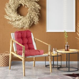 Juego de 2 cojines para respaldo superior e inferior y asiento para silla mecedora, cojines cómodos tipo almohada para asiento y respaldo - Product Image 5