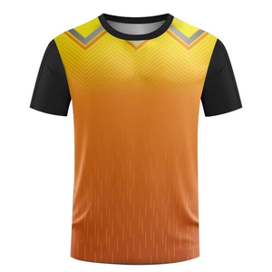 เสื้อฟุตบอลโพลีเอสเตอร์คุณภาพสูง น้ำหนักเบา สำหรับผู้ใหญ่ ขายดีที่สุด สำหรับฝึกซ้อม พิมพ์โลโก้ตามสั่ง มีสินค้าพร้อมส่งสำหรับทีม - Product Image 1