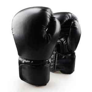 Gants de boxe de combat en cuir véritable et polyester de haute qualité, design 2026, avec logo personnalisé, respirants et fermeture auto-agrippante - Product Image 1