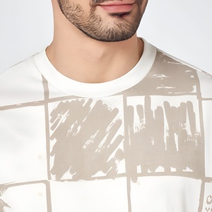 Camiseta de Hombre con Lavado Ácido, Diseño Sólido y Estampado Moderno, Nueva Colección en Oferta - Product Image 6