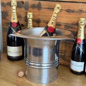 Seau à glace en métal style chapeau de cowboy, refroidisseur à vin de style européen pour la décoration de bar à domicile, utilisation pour les fêtes, seau à glace pour bière, idée cadeau - Product Image 4