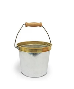 Classic Buckets Metal Multipurpose Oval Shape Ribbed Bucket Galvanized Pail Bucket Household <b>Cleaning</b> Tools & Accessories - Product Image 4