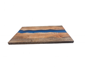 Tabla de Cortar y Bloques de Picar de Madera de Acacia de Diseño Superior, Artesanía Ecológica de 41x22 cm para Cocina Casera, Procedente de India - Product Image 5