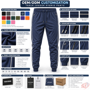 Pantalones Deportivos Navy Track Jogger, Pantalones de Entrenamiento Atlético Ligeros Personalizados, Venta al Por Mayor OEM ODM - Product Image 6