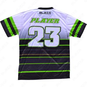 Blaze Fight Wear Custom 100% algodón Softball Jerseys de alto rendimiento para hombres cuello estampado transpirable de secado rápido camisetas para hombres - Product Image 2