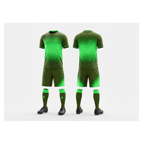 Maillots de football personnalisés sublimés avec shorts assortis |   Tailles pour hommes, femmes et jeunes |   Vêtements de sport légers et à séchage rapide - Product Image 6