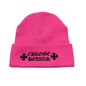 Custom Made Beanie Hat Pink Jacquard Knit <b>Winter</b> <b>Cap</b> Unisex Street Style Adult 56-58CM Letter Pattern Casual Wear - Product Image 6