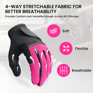 <b>Equestrian</b> Riding Gloves Best Summer Breathable Fabric Best Solid Silicone Grip Horse Riding Gloves for Outdoor Sports - Product Image 4