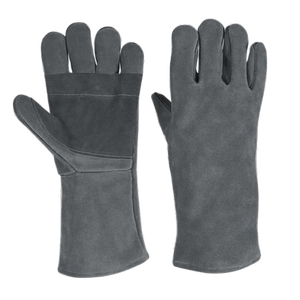 Whole Sale Reinforced Cowhide Split Leather Welding <b>Gloves</b> Heat and Spark Abrasion Resistant Heavy Duty Barbeque Safety <b>Gloves</b> - Product Image 5