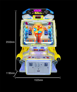 Máquina recreativa Fire Ball para 2 jugadores, operada con monedas, Vigor Ball, metal y acrílico, luces LED de colores, palanca de tracción, juego Lucky Line - Product Image 2
