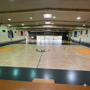 Revêtement de sol pour terrain de basket-ball en bois, sol sportif intérieur, absorption des chocs, surface antidérapante - Product Image 2