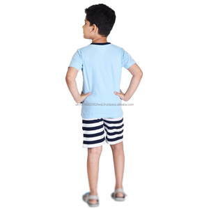 เสื้อยืดเด็กคอกลมแขนสั้นทรงปกติ ผ้าฝ้ายใยไผ่คุณภาพสูง ถักทออย่างดี ระบายอากาศได้ดี รับตัดเย็บตามสั่ง - Product Image 3