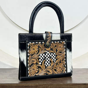 Nueva llegada de cuero a cuadros a mano cubierta de la Biblia diseñador de cuero de vaca inspirador oración Protector manejado libro cubre caso - Product Image 4