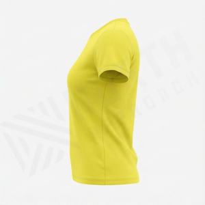 Camiseta de la Mejor Calidad, Directo de Fábrica, Personalizable, Lisa, de Alta Calidad para Mujer, Estilo Desgastado con Lavado Ácido, Nuevo Estilo - Product Image 3