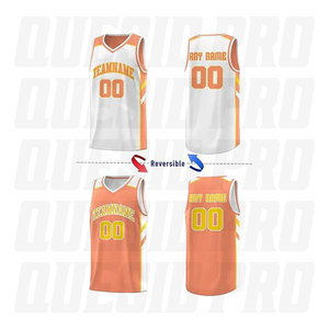 Camiseta de Baloncesto Reversible de América, Bordada con Todos los Equipos, Ropa Deportiva Vintage para Hombre, Camisetas con Nombre y Número Personalizados - Product Image 2