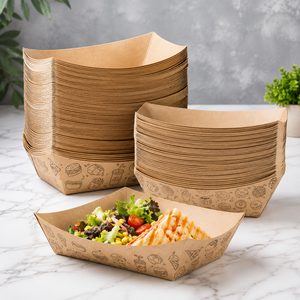 Platos y Tazones de Papel Biodegradables, Ecológicos, Desechables, de Grado Comercial, Personalizables, Marca EcoRev, Impresión Flexográfica - Product Image 3