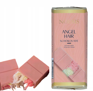 Fournisseur en gros pas cher de barres de chocolat Angel Hair style Dubaï 160g et de barres de barbe à papa Noesis 75g à la pistache, en promotion - Product Image 3