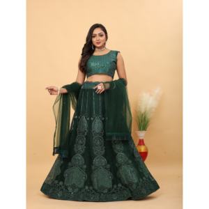 ชุดราตรีออกแบบสวยชุด zari ทำงาน lehenga - Product Image 1